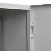 Корпус металлический навесной с монтажной панелью DEKraft ЩРНМ 2.0 400х300х200 IP31 RAL7035