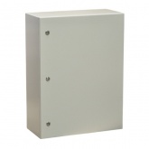 Корпус металлический навесной с монтажной панелью DEKraft ЩРНМ 2.0 600х600х300 IP31 RAL7035
