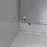 Корпус металлический навесной с монтажной панелью DEKraft ЩРНМ 2.0 1000х600х250 IP31 RAL7035