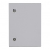 Корпус металлический навесной с монтажной панелью DEKraft ЩРНМ 2.0 400х300х150 IP55 RAL7035