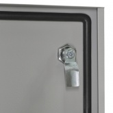 Корпус металлический навесной с монтажной панелью DEKraft ЩРНМ 2.0 400х300х200 IP55 RAL7035