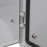 Корпус металлический навесной с монтажной панелью DEKraft ЩРНМ 2.0 600х600х300 IP55 RAL7035