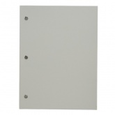 Корпус металлический навесной с монтажной панелью DEKraft ЩРНМ 2.0 800х600х300 IP55 RAL7035