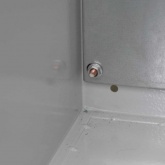 Корпус металлический навесной с монтажной панелью DEKraft ЩРНМ 2.0 1000х800х300 IP55 RAL7035