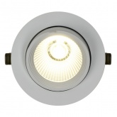 Светильник светодиодный поворотный ИЭК PRO ДВО 1822 35Вт 4200K 4200Lm IP20 круг белый