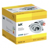 Светильник светодиодный поворотный ИЭК PRO ДВО 1822 35Вт 4200K 4200Lm IP20 круг белый