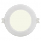 Светильник светодиодный ИЭК LED ДВО 1712 7Вт 4200K 490Lm IP40 круг белый d80/D115x30,5mm