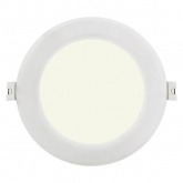 Светильник светодиодный ИЭК LED ДВО 1713 9Вт 4200K 750Lm IP40 круг белый d105/D145x31mm