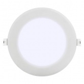 Светильник светодиодный ИЭК LED ДВО 1714 12Вт 6500K 1020Lm IP40 круг белый d105/D145x31mm