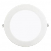 Светильник светодиодный ИЭК LED ДВО 1716 18Вт 4200K 1530Lm IP40 круг белый d140/D195x32mm