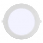 Светильник светодиодный ИЭК LED ДВО 1716 18Вт 6500K 1530Lm IP40 круг белый d135/D195x32mm