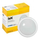 Светильник светодиодный ИЭК ДПО 5051 18Вт 6500K 1770Lm IP65 круг белый