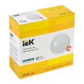 Светильник светодиодный ИЭК ДПО 5070 28Вт 4200K 2660Lm IP65 круг белый