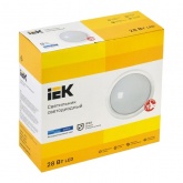 Светильник светодиодный ИЭК ДПО 5071 28Вт 6500K 2660Lm IP65 круг белый