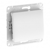 Одноклавишный переключатель SE Glossa 10A механизм быстрозажимные клеммы, белый