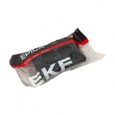 Двойная розетка EKF 2х2P+E 16А с защитными шторками с рамкой Эпика черный