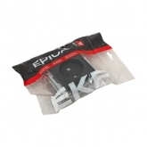 Механизм розетки EKF 2P без заземления 16А Эпика черный