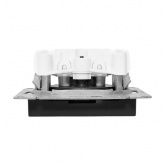 Механизм розетки EKF 2P без заземления 16А Эпика черный