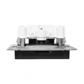 Механизм розетки EKF 2P без заземления 16А с защитными шторками Эпика черный