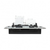 Механизм розетки EKF TV+RJ45 (cat5) Эпика черный