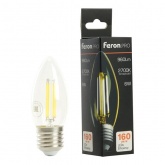 Лампа филаментная светодиодная свеча Feron PRO LB-1206 C35 6W 2700K 175-265V E27 960Lm теплый свет