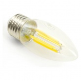 Лампа филаментная светодиодная свеча Feron PRO LB-1206 C35 6W 4000K 175-265V E27 980Lm холодный свет