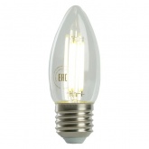 Лампа филаментная светодиодная свеча Feron PRO LB-1206 C35 6W 4000K 175-265V E27 980Lm холодный свет