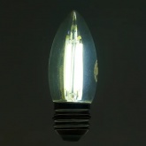 Лампа филаментная светодиодная свеча Feron PRO LB-1208 C35 8W 6400K 175-265V E27 1320Lm дневной свет