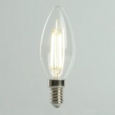 Лампа филаментная светодиодная свеча Feron PRO LB-1206 C35 6W 2700K 175-265V E14 960Lm теплый свет