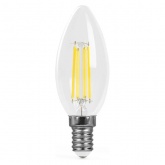 Лампа филаментная светодиодная свеча Feron PRO LB-1206 C35 6W 2700K 175-265V E14 960Lm теплый свет