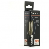 Лампа филаментная светодиодная свеча Feron PRO LB-1208 C35 8W 4000K 220V E14 1300Lm холодный свет