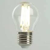 Лампа светодиодная филаментная шарик Feron PRO LB-1708 G45 8W 4000K 230V E27 1300Lm холодный свет