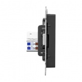 Механизм розетки EKF HDMI+RJ45 (cat5) Эпика черный