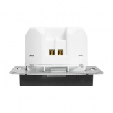 Механизм зарядной розетки EKF USB А и USB C Эпика черный