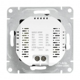 Механизм зарядной розетки EKF USB А и USB C Эпика черный