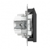 Механизм выключателя карточного с подсветкой EKF 10А Эпика черный