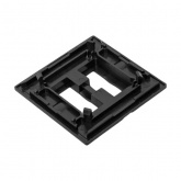 Пластина EKF переходная для 1 или 2х клавишного выключателя IP44 Эпика черный