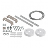 Светильник линейный светодиодный ЭРА SML-11-WB-40K-W24 24W 4000K 2160Lm белый подвесной 70х600х55