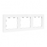 Рамка 3-местная EKF Эпика белый