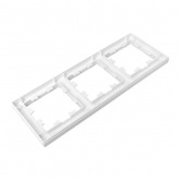 Рамка 3-местная EKF Эпика белый