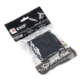 Механизм выключателя 2-клавишного EKF 10А Стокгольм черный