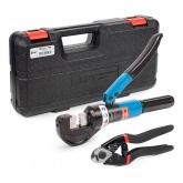 Набор инструментов ПГР-6т + ТРК для опрессовки диаметром 1,5-6,0 мм и резки стальных тросов до 5 мм