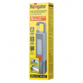 Кемпинговый фонарь Navigator NPT-CA27-ACCU 1XPE 3W+1SMD 3W li-ion 800 мА ч 5 режимов работы IP54