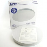 Светильник светодиодный накладной Feron AL1600 48W 3000K-6400K 3840Lm IP44 белый, круглый