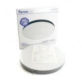 Светильник светодиодный накладной Feron AL1600 48W 3000K-6400K 3840Lm IP44 черный, круглый