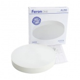 Светильник светодиодный накладной Feron AL266 24W 4200K 1920Lm IP44 белый, круглый