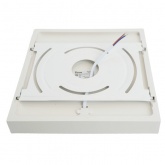 Светильник светодиодный накладной Feron AL267 6W 4000K 480Lm IP44 белый, квадратный