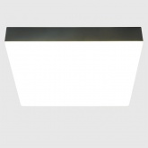 Светильник светодиодный накладной Feron AL267 12W 4200K 960Lm IP44 черный, квадратный