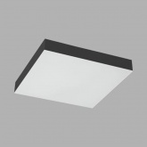 Светильник светодиодный накладной Feron AL267 12W 6400K 960Lm IP44 черный, квадратный