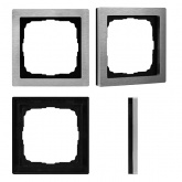 Рамка Systeme Electric ArtGallery Pure 1 пост металл, алюминий